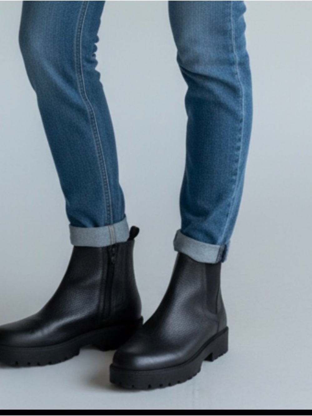 Black Zodiac Platform Boots - Women